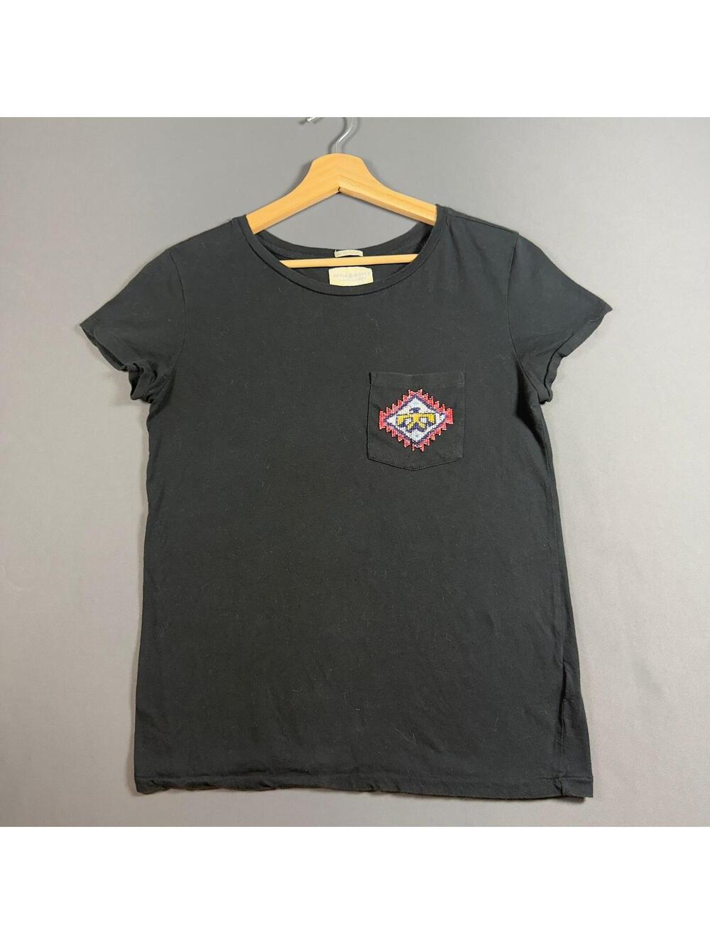 Ralph Lauren Relaxed Denim & Supply Short Sleeve T-Shirt Black XS